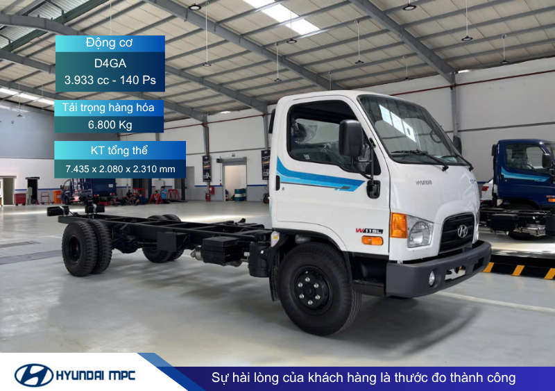 Xe tải Hyundai New Mighty W11SL thùng dài 5.6 mét